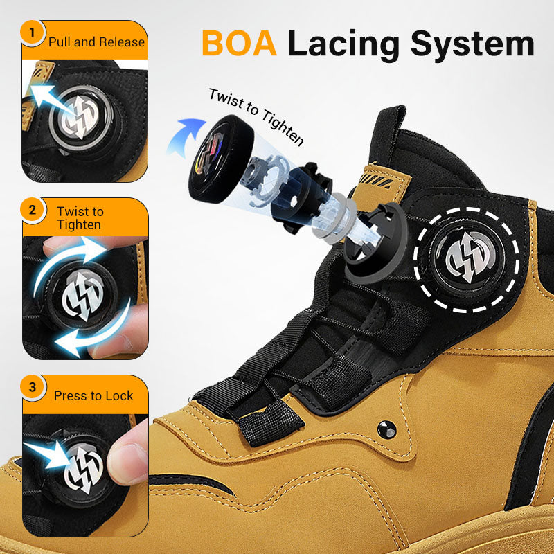 ๐ฅ49% OFF๐ฅMen's Outdoor Swivel Buckle Work Shoes ๐๐ โ Waterproof ๐ฆ, Anti-slip ๐ถโโ๏ธ, Comfortable , Breathable ๐ฌ๏ธ