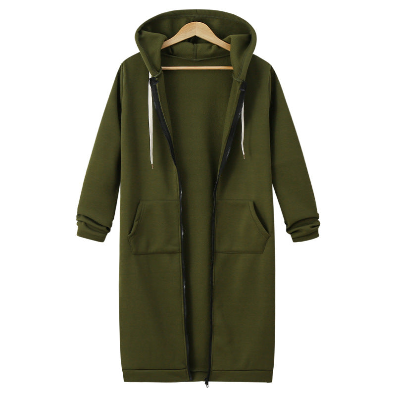 Women's Long Hooded Sweatshirt