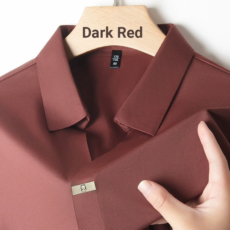 šHot Sale 55% OFFā³Menās Casual Lapel Breathable Wrinkle-free T-shirtš