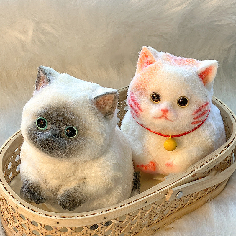 🎁😻Cute and soft cat-shaped toy💕(relieves stress)