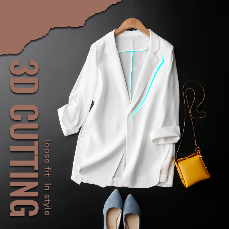 🎁Big sale 2024🎁💥Super Breathable Sun Protection Chiffon Suit Jacket