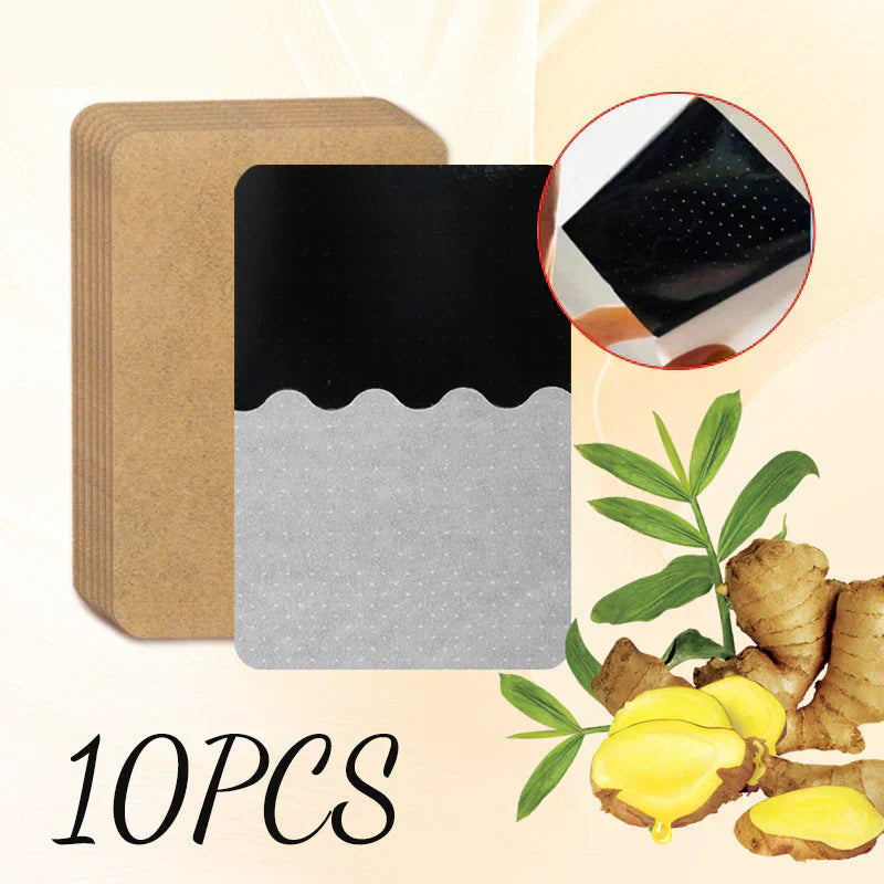 ⏳Time-Limited Sale 49% OFF⏰ Ginger Pain Relief Patches – Natural Heat Therapy for Aches & Stiffness | Stick It Where It Hurts! 💆♀️