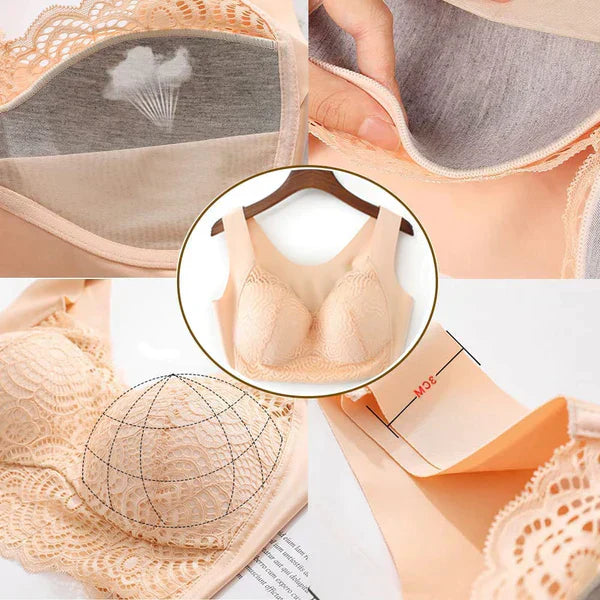 【⏰Buy 1 Get 2 Free⏰】🌸Mega Sale💐Ultimate Lift Stretch Full Shape Seamless Lace Bra