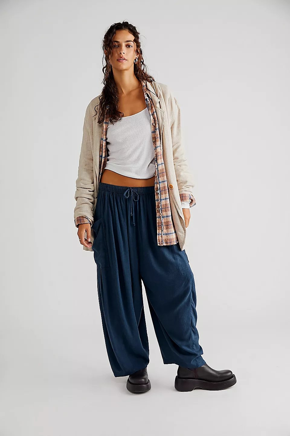 👖Women's Linen Casual Wide Leg Pants