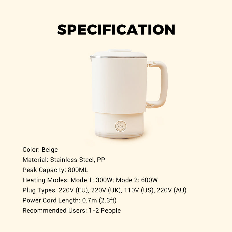 💥Multi-Functional Portable Foldable Electric Kettle