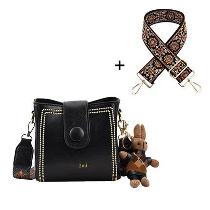 👜Vintage Fashion Bag with Adjustable Wider Shoulder Strap