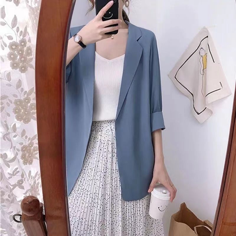 🎁Big sale 2024🎁💥Super Breathable Sun Protection Chiffon Suit Jacket