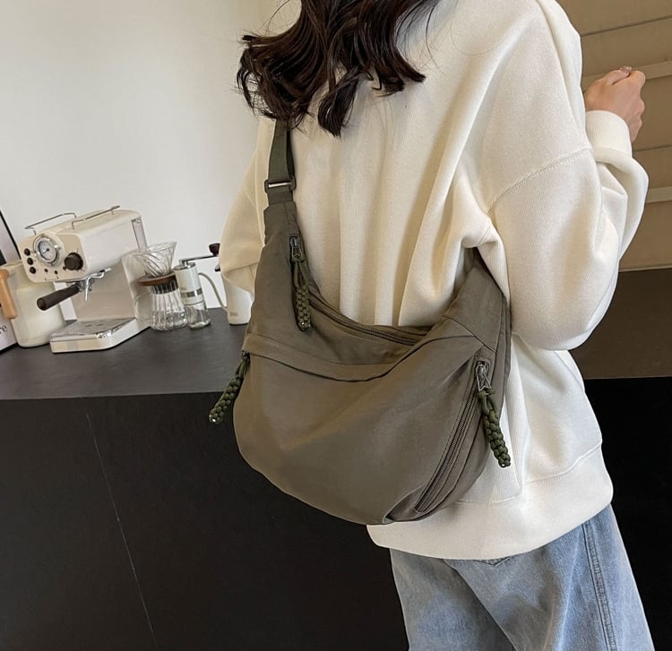 🎉Limited Offer Just £9.99😍Women's Fashion Plain Colour Crossbody Hobo Bag👜