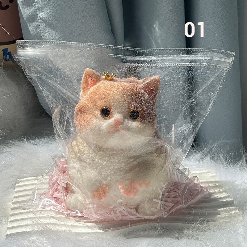🎁😻Cute and soft cat-shaped toy💕(relieves stress)