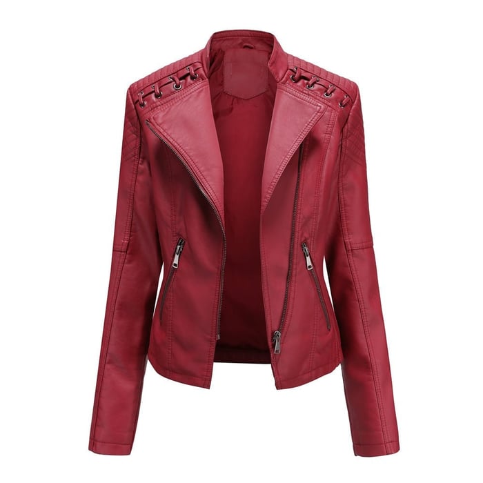 🎁Big sale 2025🎁💥 Washed Leather Jacket