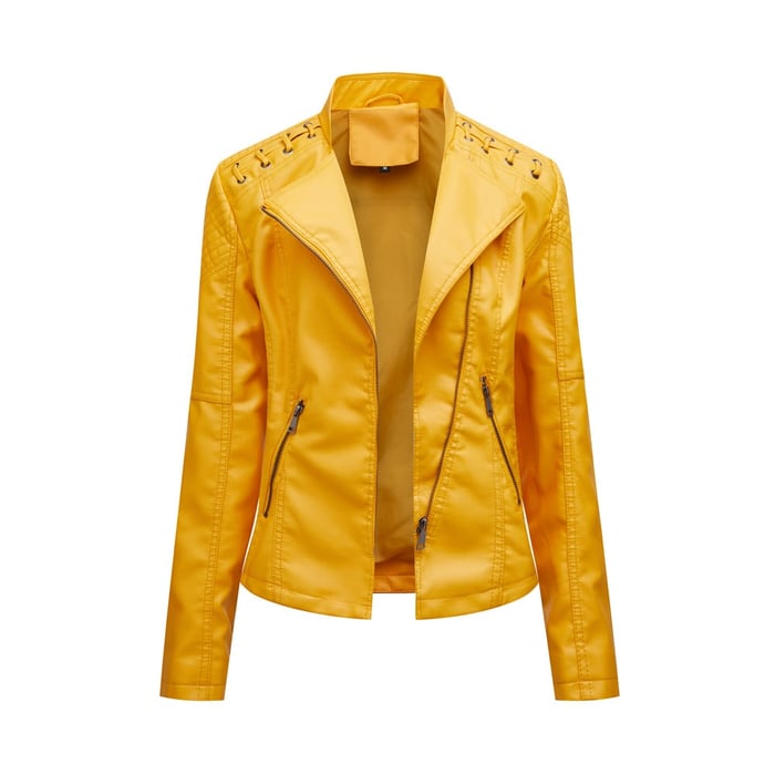 🎁Big sale 2025🎁💥 Washed Leather Jacket