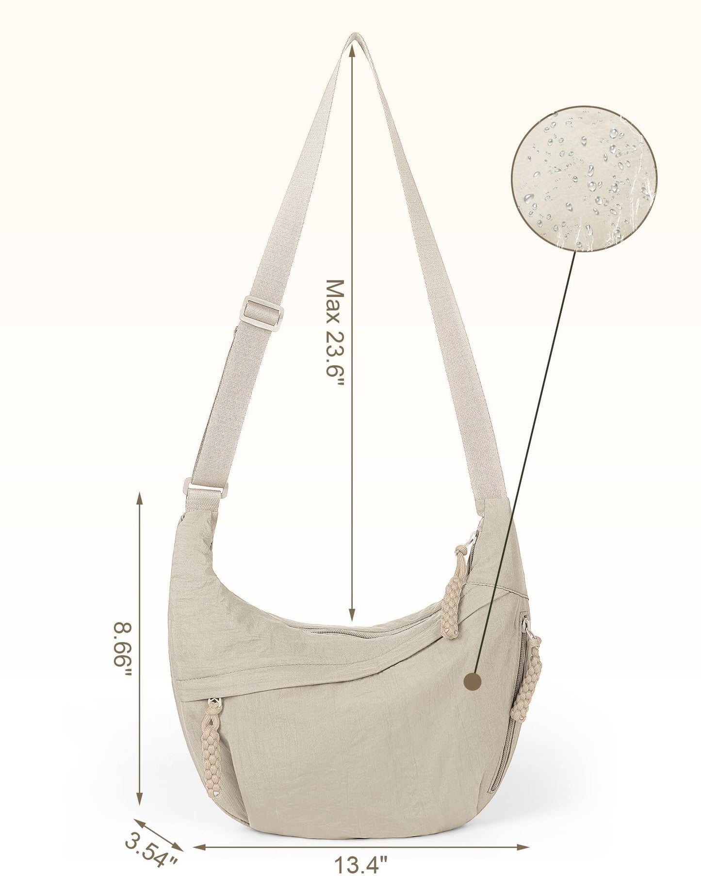 🎉Limited Offer Just £9.99😍Women's Fashion Plain Colour Crossbody Hobo Bag👜