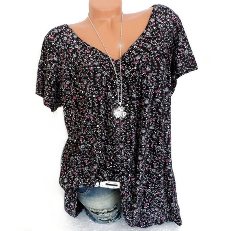 🍃Spring fashion print short sleeve