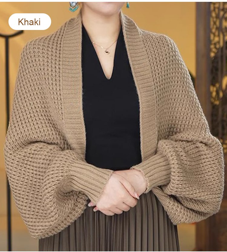 🍂Knitted Soft Shawl Cardigan For Women