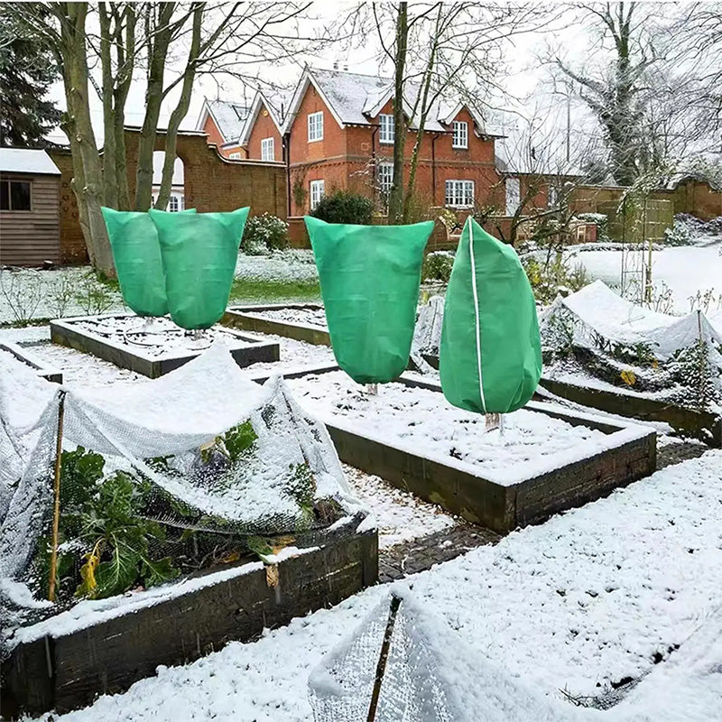 🌲Plant Thickened Drawstring Bag Freeze Protection Covers❄️