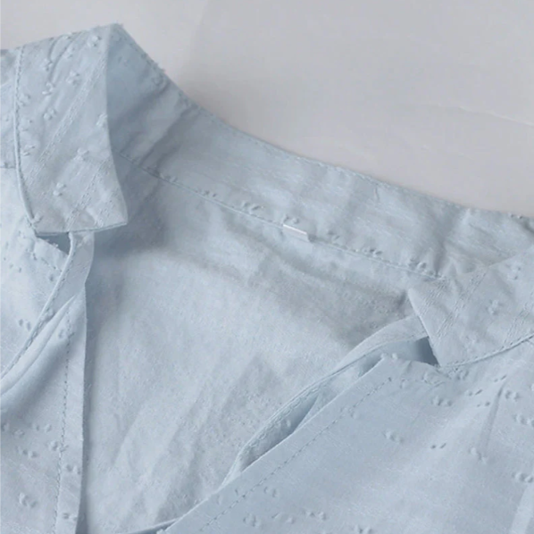 👗Women's Summer V-Neck Cotton Linen Dress💕