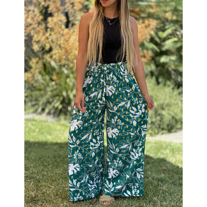 🍃Women's Printed Wide Leg Pants