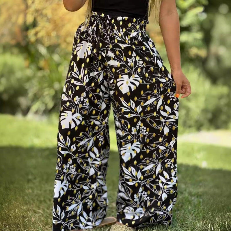 🍃Women's Printed Wide Leg Pants