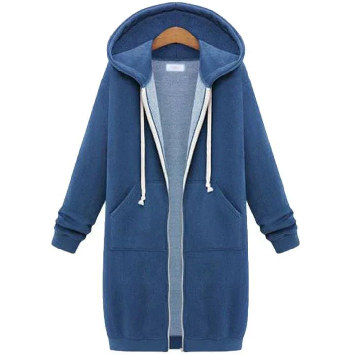 Women's Long Hooded Sweatshirt