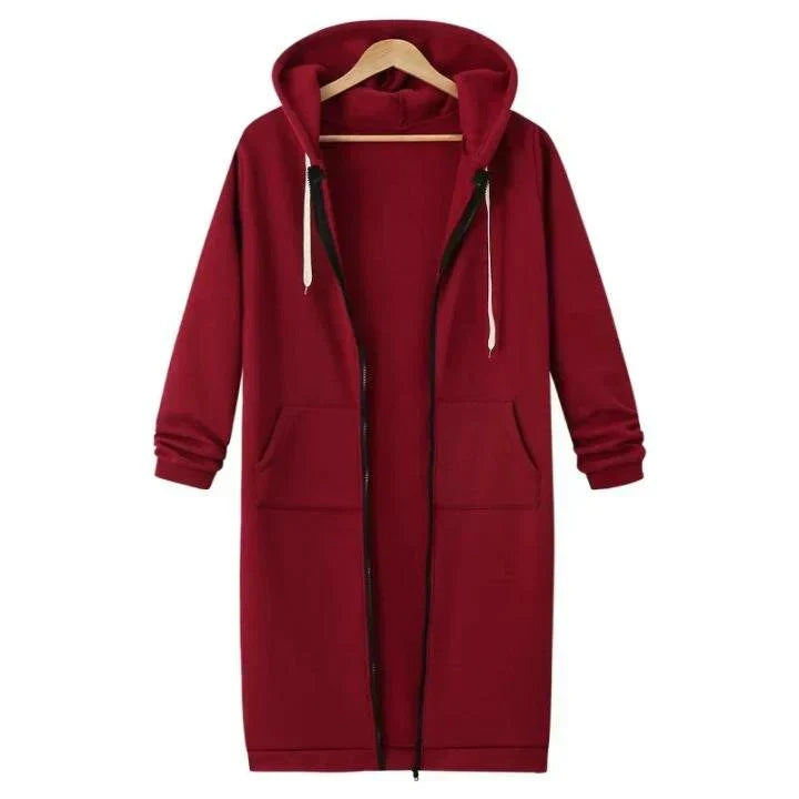 Women's Long Hooded Sweatshirt