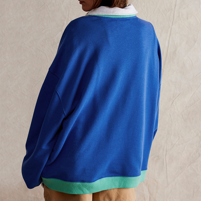 💥Limit Time 49% OFF🎉Women's Color Block Pullover Top