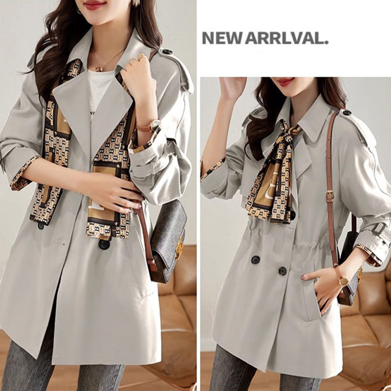 💥Limit Time 49% OFF🍂Women's Slimming Mid-Length Lapel Trench Coat