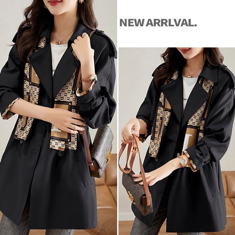 💥Limit Time 49% OFF🍂Women's Slimming Mid-Length Lapel Trench Coat