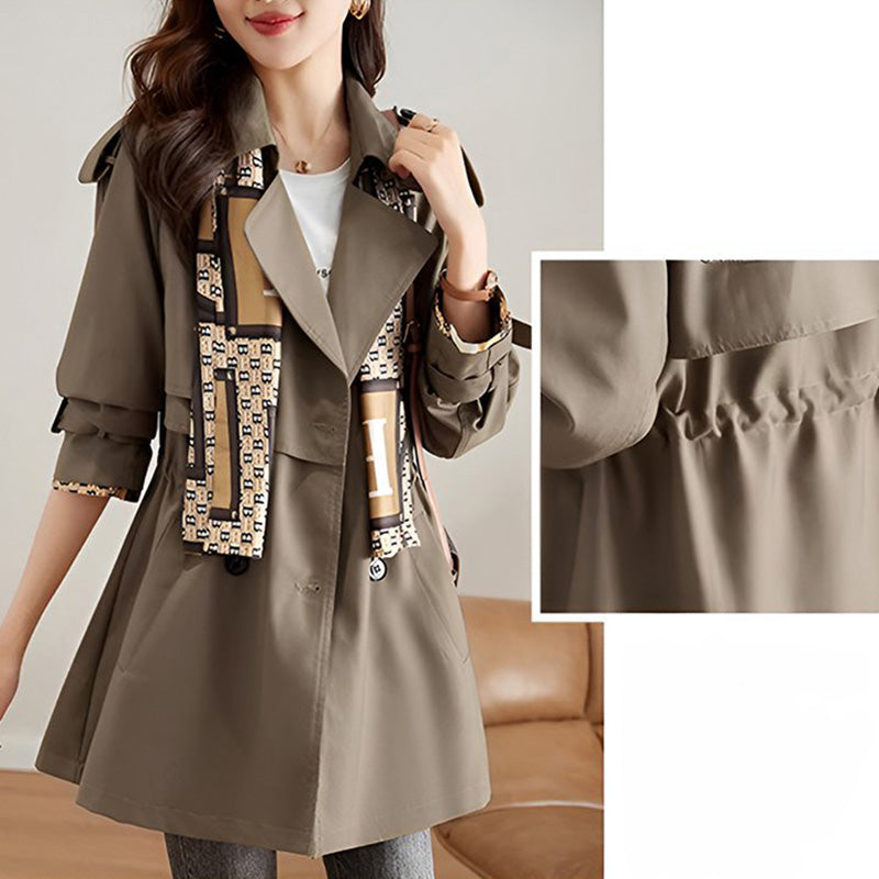 💥Limit Time 49% OFF🍂Women's Slimming Mid-Length Lapel Trench Coat