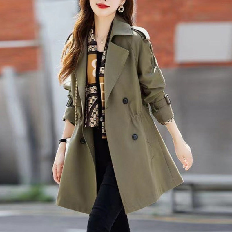 💥Limit Time 49% OFF🍂Women's Slimming Mid-Length Lapel Trench Coat