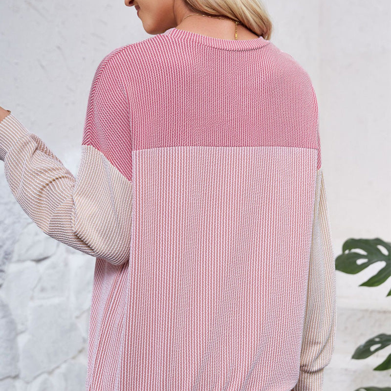 💥Limit Time 49% OFF💕Women's Comfy Color-blocking Top