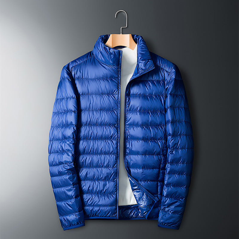 🍂Hot Sales💥Men's Thickened Warm Short Jacket with Stand Collar