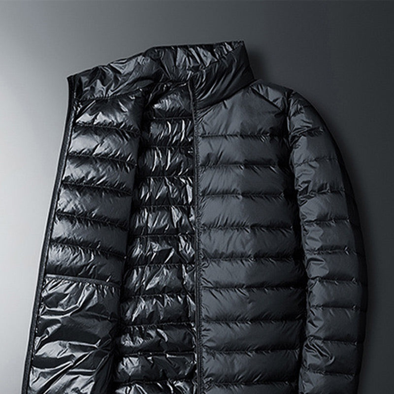🍂Hot Sales💥Men's Thickened Warm Short Jacket with Stand Collar