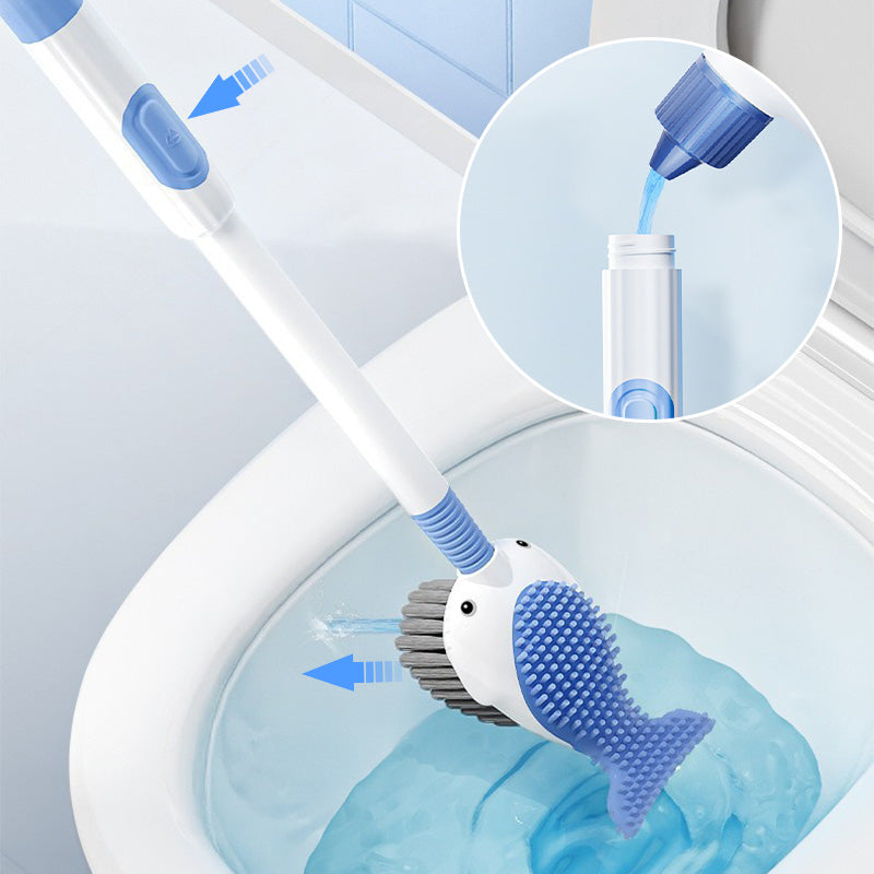 💥Wall-Mounted Suction Cup Toilet Cleaning Brush Set💦