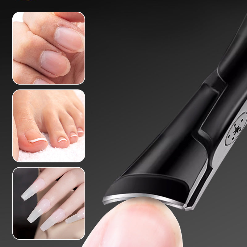 💥Wide Mouth Angled Nail Clippers --🍃Anti-Splash & Heavy Duty✨