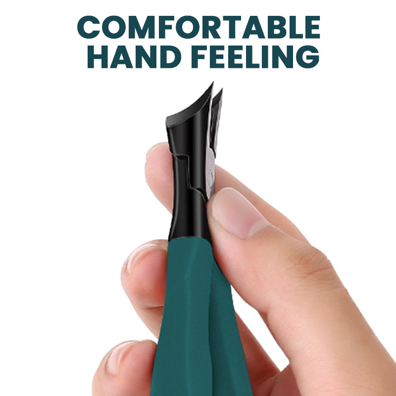 💥Wide Mouth Angled Nail Clippers --🍃Anti-Splash & Heavy Duty✨