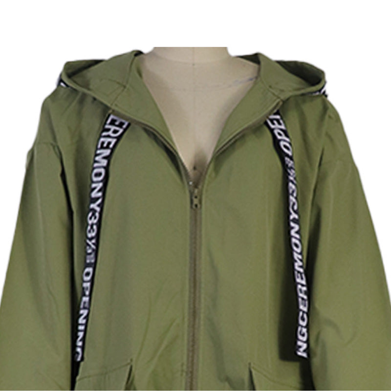 🍂Women's Casual Zip Up Hooded Raincoat Jacket✨