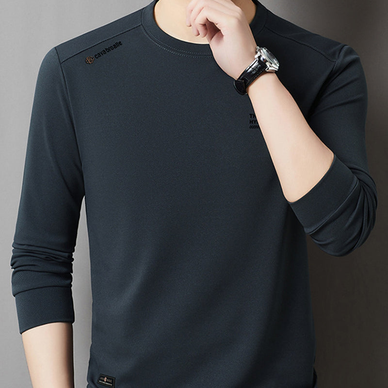 💥Hot Sale🍃Loose Casual Men's Round Neck Long Sleeve Top