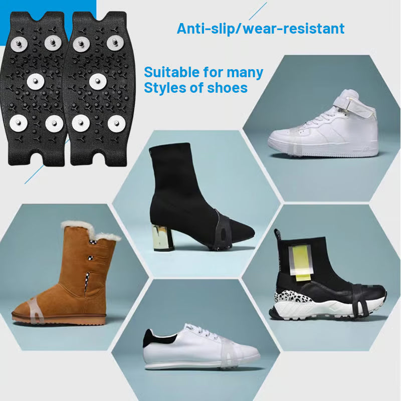 💥5-Claw Anti-Skid Outdoor Gripper Shoe Covers❄️