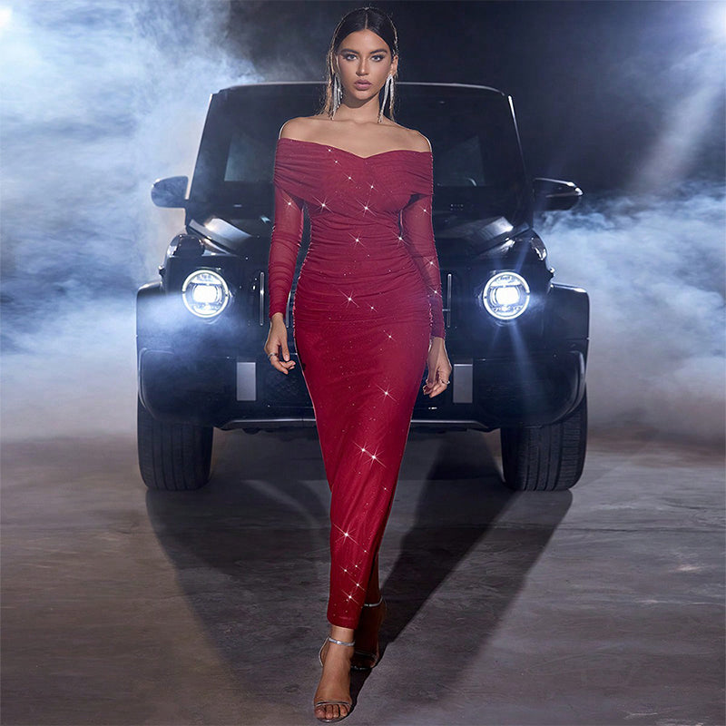 š„Hot SalešElegant Strapless Maxi Dress