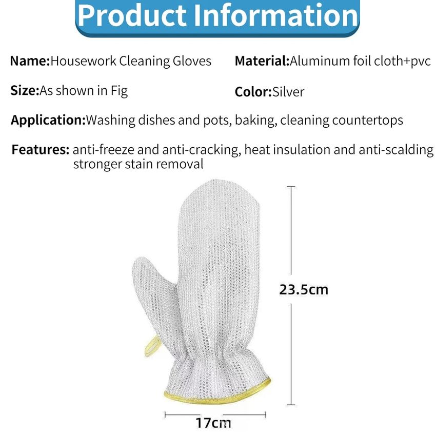 💥Kitchen Essentials🍃— Dishwashing Wire Gloves✨