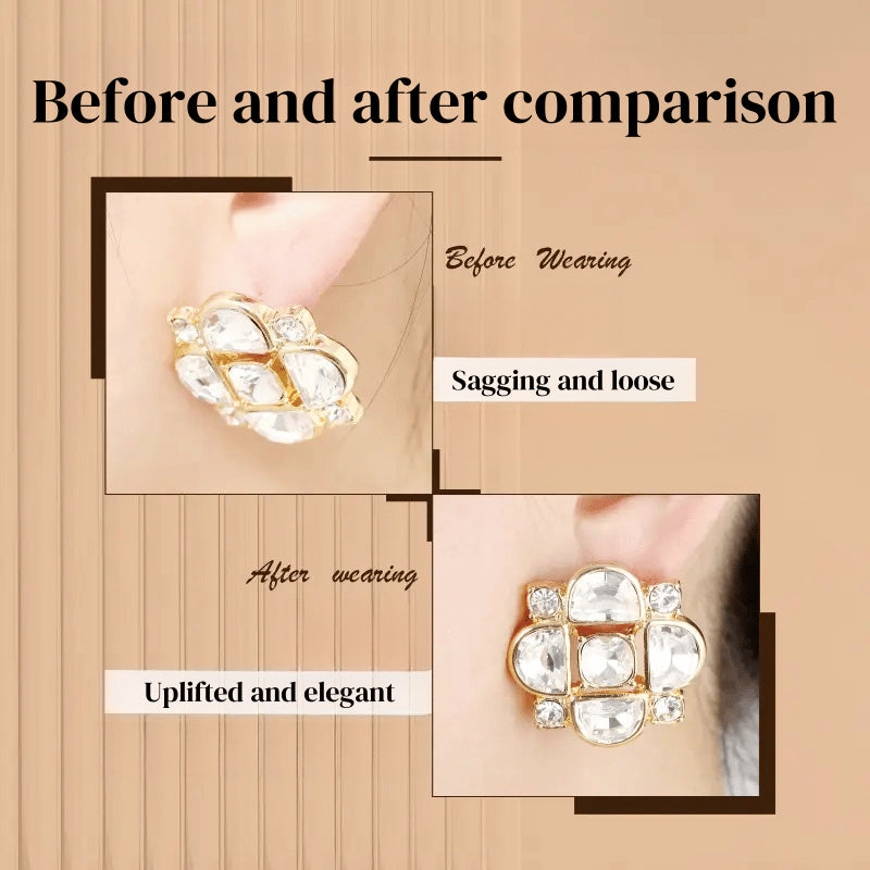 💥Clear silicone earring backs with strong support✨