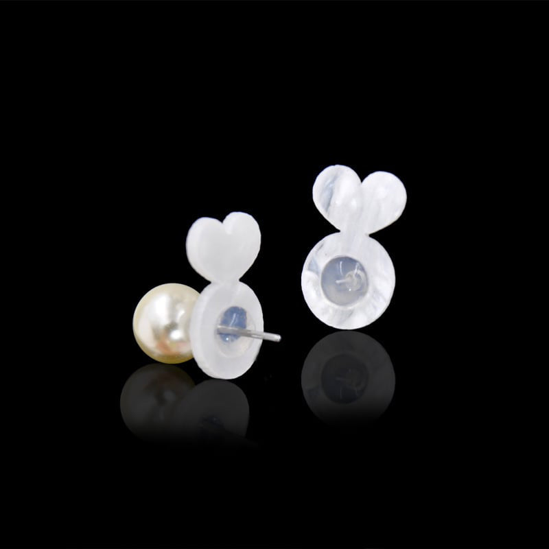 💥Clear silicone earring backs with strong support✨