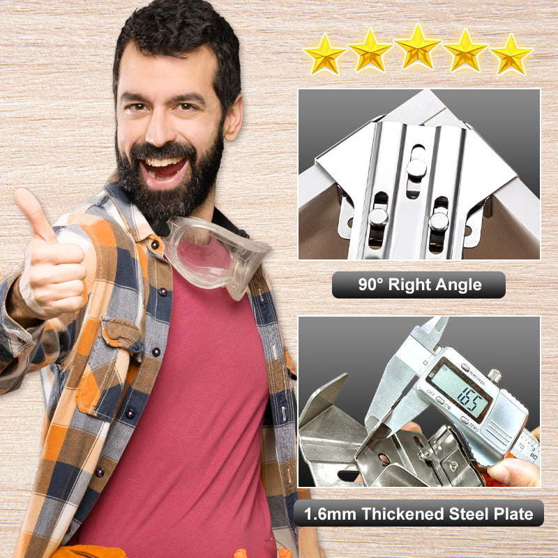 💥Limited Time 49% OFF🔥Multipurpose Stainless Steel 90 Degree Corner Clamp