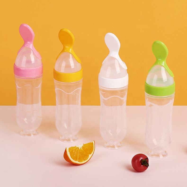 ⏰Hot Sale-49% OFF 👼Squeezable Baby Spoon Bottle(3pcs)