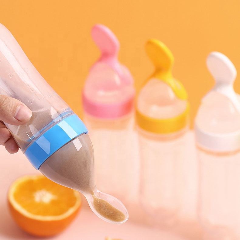 ⏰Hot Sale-49% OFF 👼Squeezable Baby Spoon Bottle(3pcs)