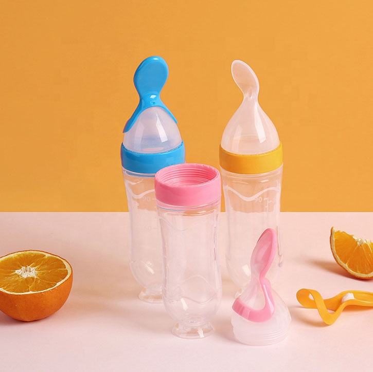 ⏰Hot Sale-49% OFF 👼Squeezable Baby Spoon Bottle(3pcs)