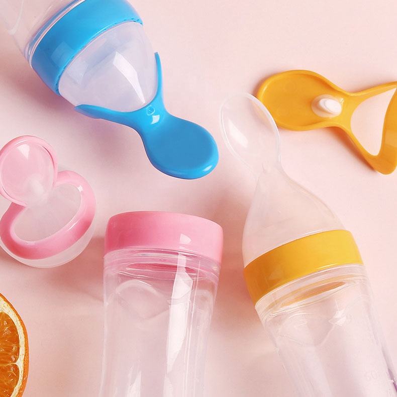 ⏰Hot Sale-49% OFF 👼Squeezable Baby Spoon Bottle(3pcs)