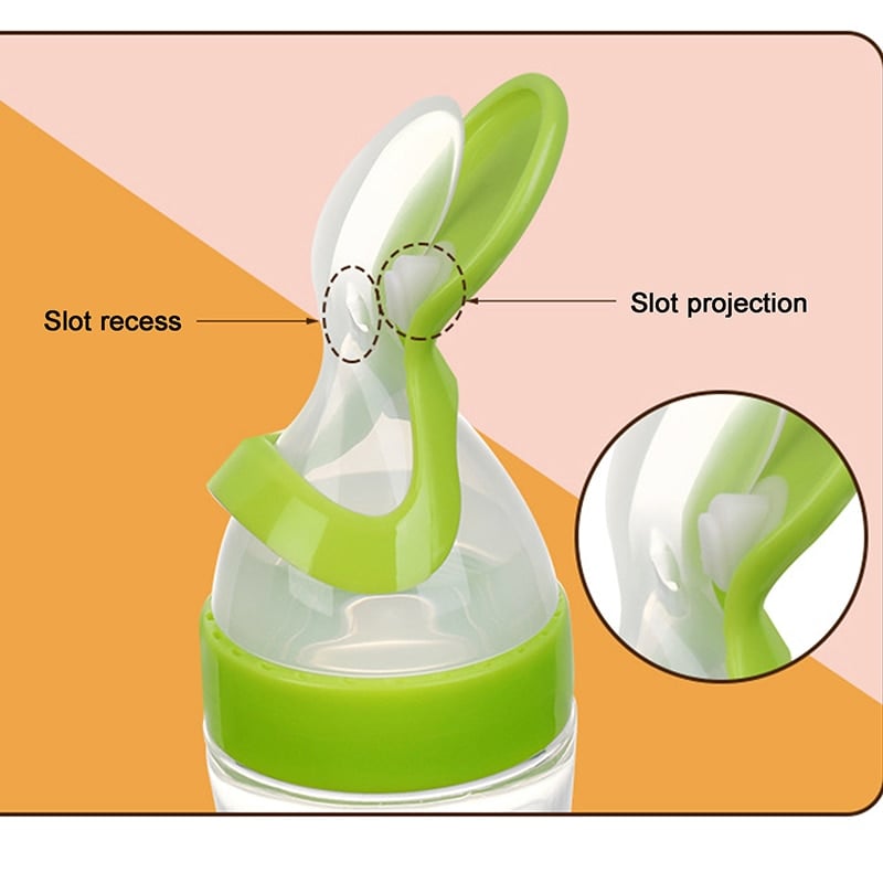 ⏰Hot Sale-49% OFF 👼Squeezable Baby Spoon Bottle(3pcs)