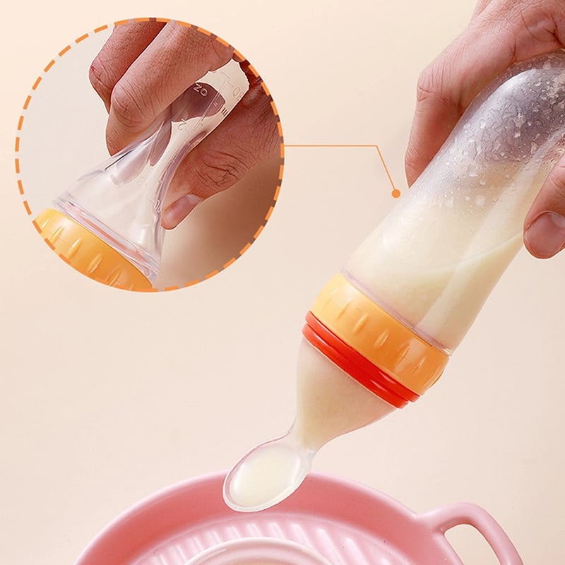 ⏰Hot Sale-49% OFF 👼Squeezable Baby Spoon Bottle(3pcs)