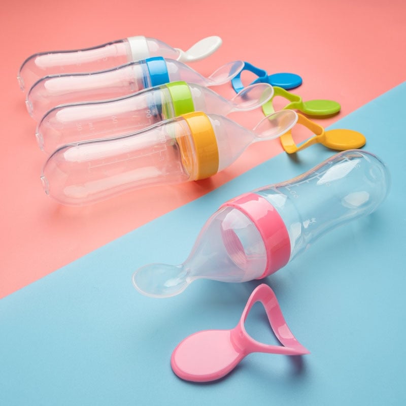 ⏰Hot Sale-49% OFF 👼Squeezable Baby Spoon Bottle(3pcs)